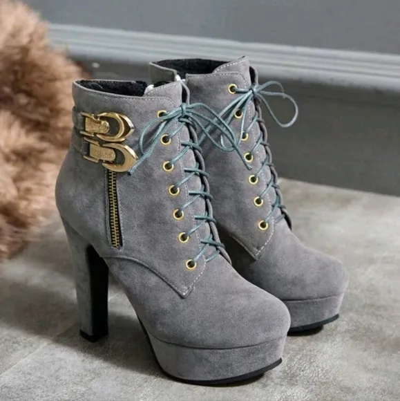 High Heel Princess Shoes With Thick Heels,Sexy Design With Waterproof Platform