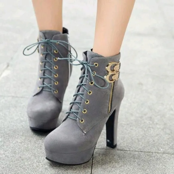 High Heel Princess Shoes With Thick Heels,Sexy Design With Waterproof Platform