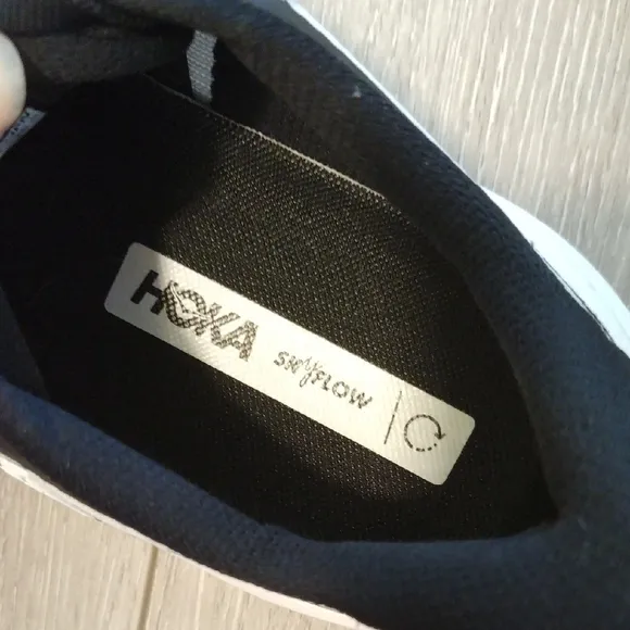 HOKA Black and White Running/Walking Shoes