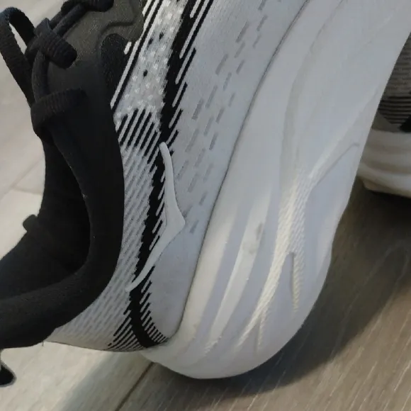 HOKA Black and White Running/Walking Shoes