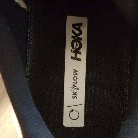 HOKA Black and White Running/Walking Shoes