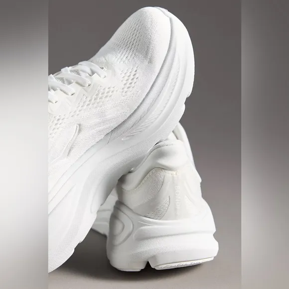 HOKA Bondi 9 White Sneakers 7