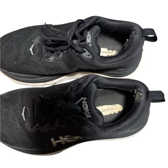 Hoka One One Gaviota 5 Running Shoes Size Women’s 8 B Black White 1134235 BWHT