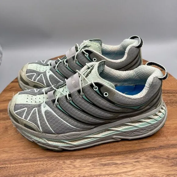 HOKA One One Stinson Shoes Womens Size 9 Trail Running Sneakers Teal Walking