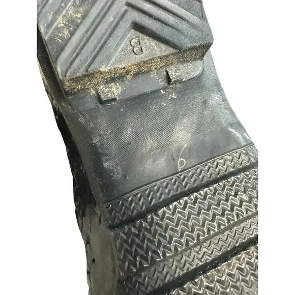 HUNTER &amp; JIMMY CHOO Special Edition Rain Croc Dark Green Boots Size 6
