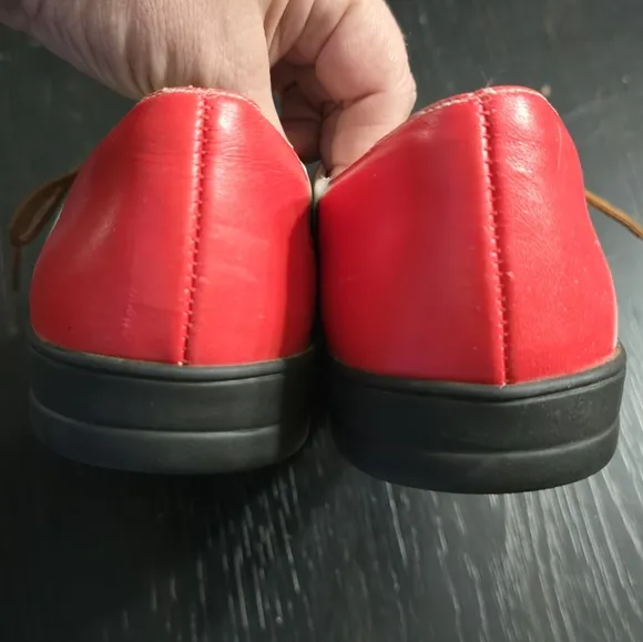 Icon Andy Warhol Campbells Tomato Soup Shoes Womens 6.5 M Vintage