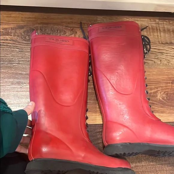 Ilse Jacobsen Women's Red Rain Boots