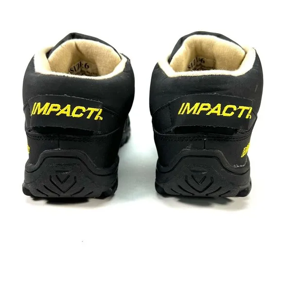 Impact Racing Shoes Low Top Black Leather Mens Size 6 (Woman's 8)