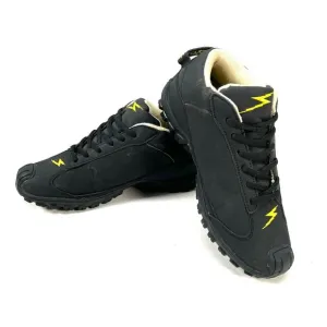 Impact Racing Shoes Low Top Black Leather Mens Size 6 (Woman's 8)
