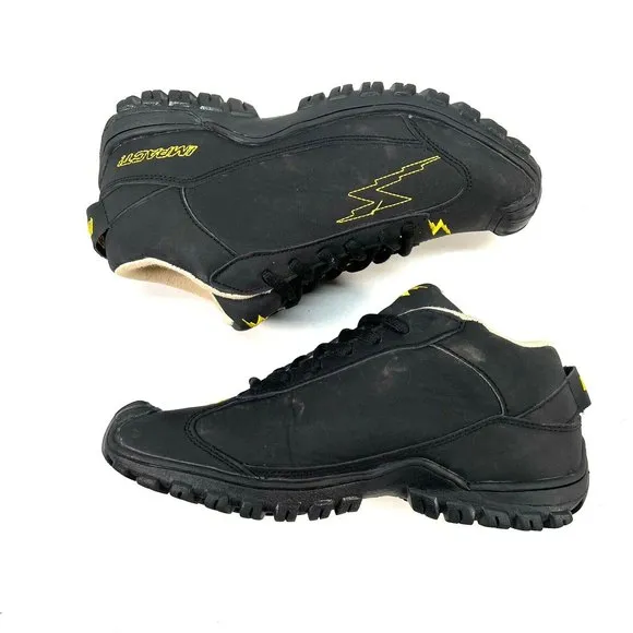 Impact Racing Shoes Low Top Black Leather Mens Size 6 (Woman's 8)