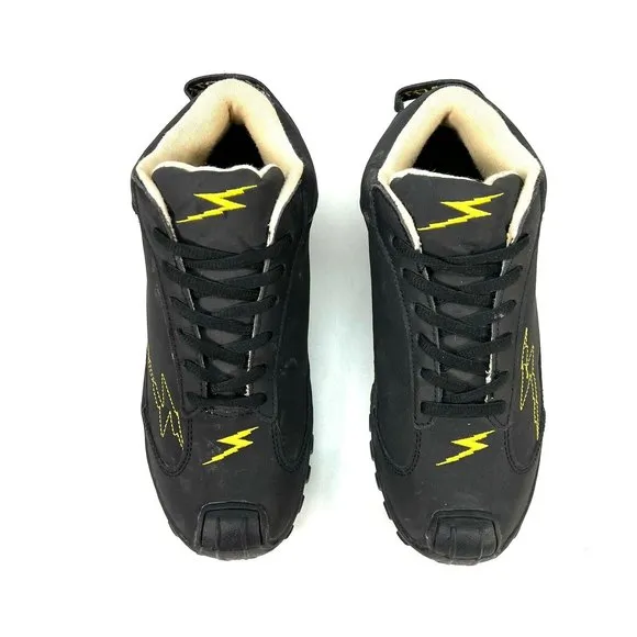 Impact Racing Shoes Low Top Black Leather Mens Size 6 (Woman's 8)