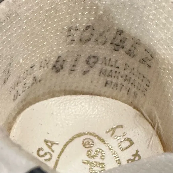 Infant Saddle Shoes By Wee Kids White Navy Made In USA Size 3✨Vintage✨EUC✨RARE✨
