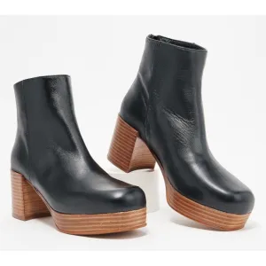 Intentionally Blank Women’s Speed Platform Boots Sz 40/10 Black Leather
