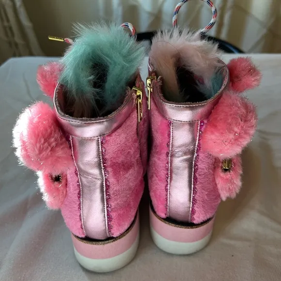 Irregular Choice plushie bear sneakers sz 9