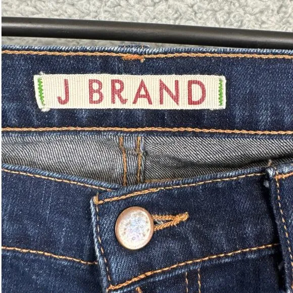 J Brand Womens Dark Wash Skinny Jeans Cut #313 Size 28 Designer Jeans