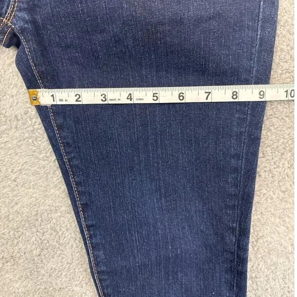 J Brand Womens Dark Wash Skinny Jeans Cut #313 Size 28 Designer Jeans