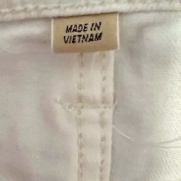 J Crew Slim Japanese Denim Jeans White 32 x 30 MINT!​​​​​​​​​​​​​​​