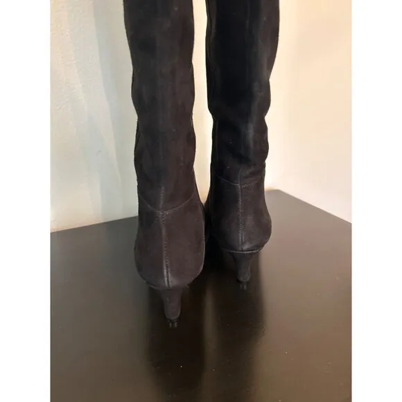 J Crew Stevie knee-high boots in suede BT909, Size 6