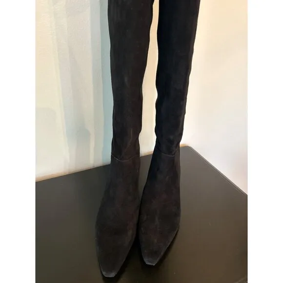 J Crew Stevie knee-high boots in suede BT909, Size 6