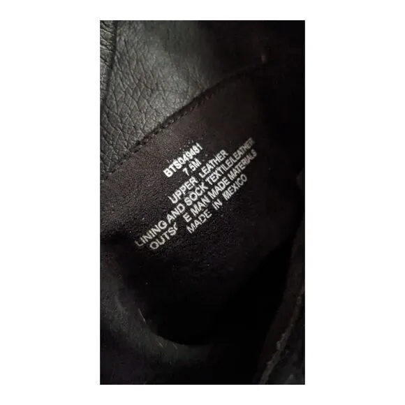 J. Jill Size 7.5 Suede Leather OTK Boots Black BTS049481