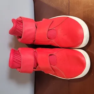 (J4) Nike Marxan Red High Top Basketball shoes sz 12