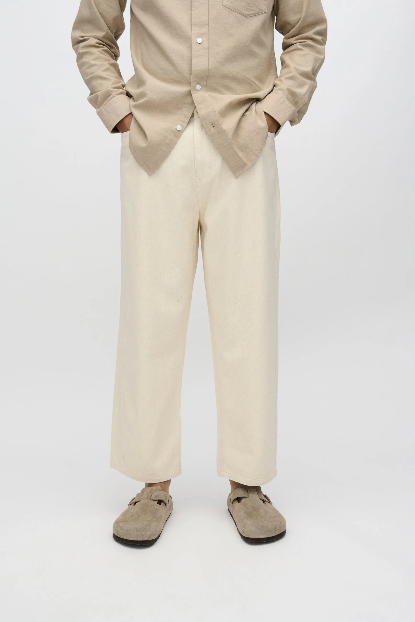 Jakari barrel fit jeans 4113 - Brown Rice
