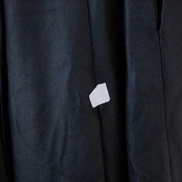 Jason Wu Collective Vegan Leather Tie-Waist Trench (Size S)