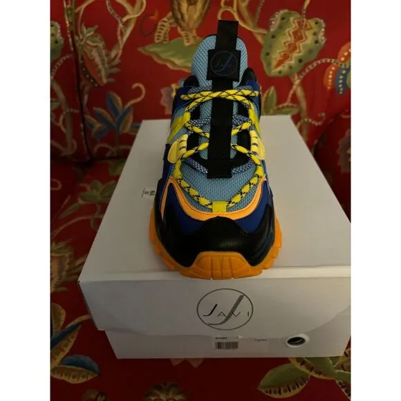Javi Swipe ORG/Blue Tennis Shoes Sx 11 NIB