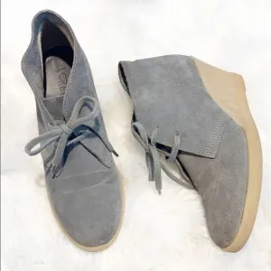 J. CREW Macalister Wedge Booties in Gray Size 6