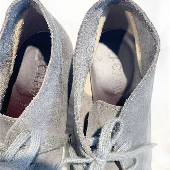 J. CREW Macalister Wedge Booties in Gray Size 6