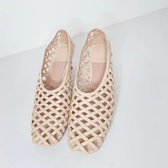 Jeffery Campbell Womens Encaged Latice Kitten Heel Pumps Size 11