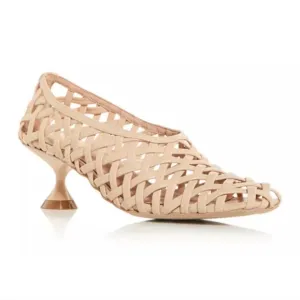 Jeffery Campbell Womens Encaged Latice Kitten Heel Pumps Size 11