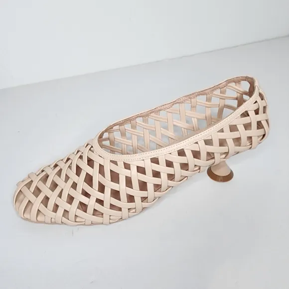Jeffery Campbell Womens Encaged Latice Kitten Heel Pumps Size 11