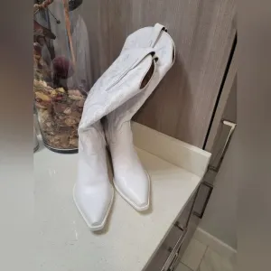 Jeffrey Campbell Dagget Boots White Beyonce Concert Size 11