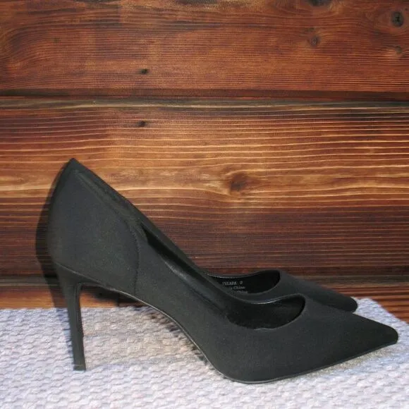 Jeffrey Campbell Womens 9 Black Pointed Toe Classic Pumps Heels Shoes