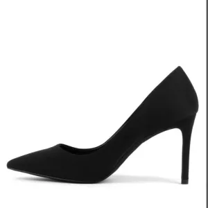 Jeffrey Campbell Womens 9 Black Pointed Toe Classic Pumps Heels Shoes