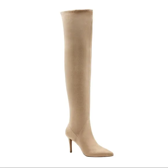 Jessica Simpson Womens Abrine Over-the-Knee Boots Brown Size: 6.5 M