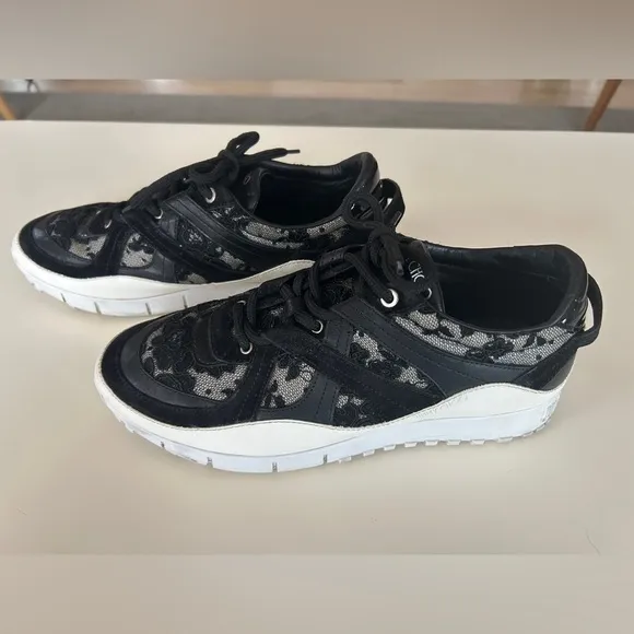 Jimmy Choo Lace Up Sneakers, womens 40.5