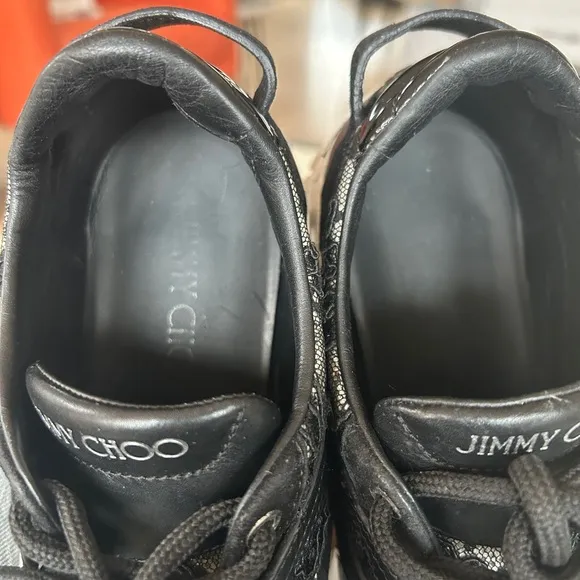 Jimmy Choo Lace Up Sneakers, womens 40.5