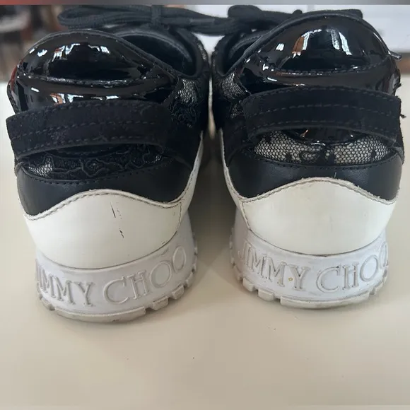 Jimmy Choo Lace Up Sneakers, womens 40.5