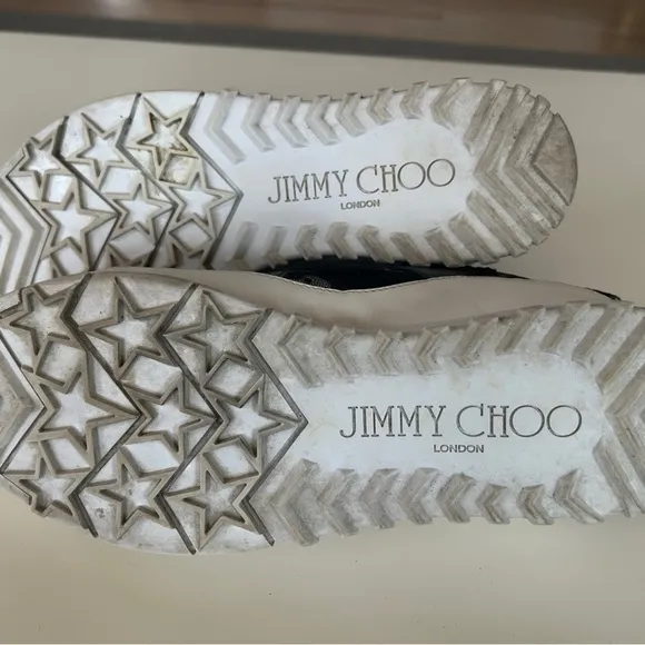 Jimmy Choo Lace Up Sneakers, womens 40.5