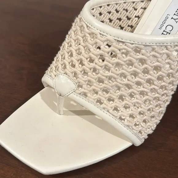 Jimmy Choo Seher nautical rope mules