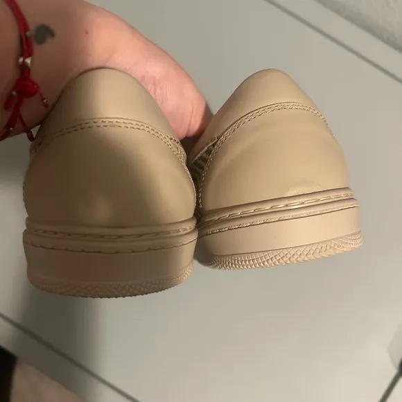 Jimmy Choo Slip On Sneakers Woven Tan Casual Shoes Size 41