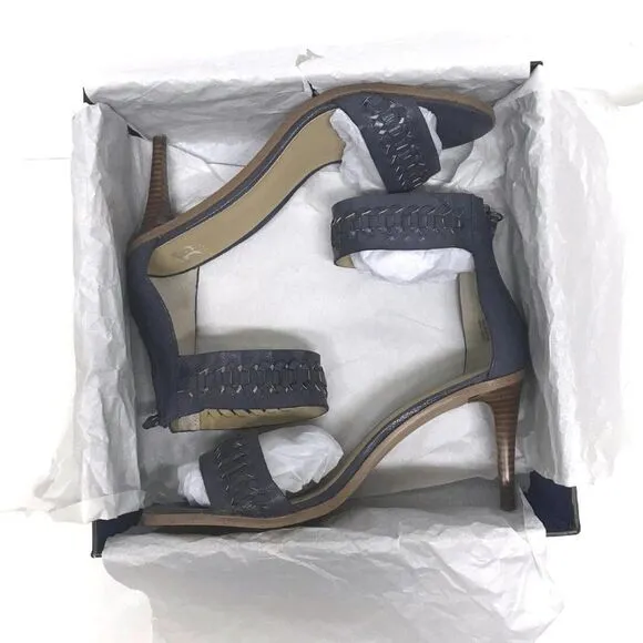 JOE'S JEANS PAX Blue Ankle Strap Sandals w/BOX 9.5