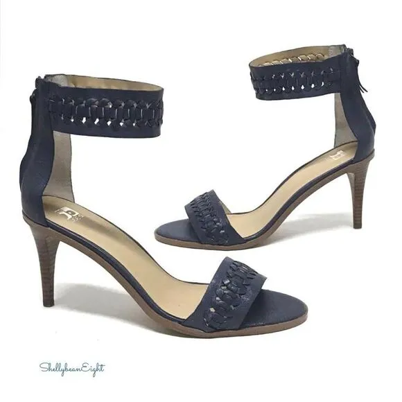 JOE'S JEANS PAX Blue Ankle Strap Sandals w/BOX 9.5