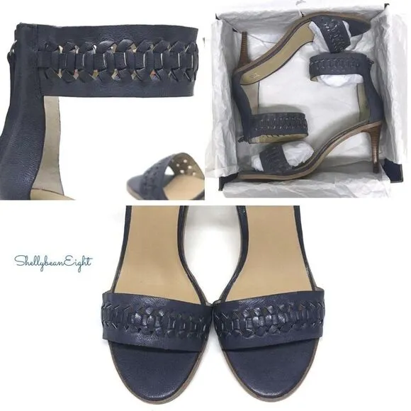 JOE'S JEANS PAX Blue Ankle Strap Sandals w/BOX 9.5