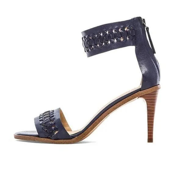 JOE'S JEANS PAX Blue Ankle Strap Sandals w/BOX 9.5