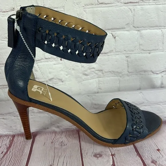 Joe’s Jeans PAX Heel Sandals Ankle Strap Stiletto Size 8.5