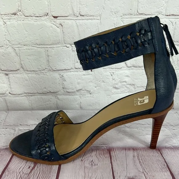 Joe’s Jeans PAX Heel Sandals Ankle Strap Stiletto Size 8.5