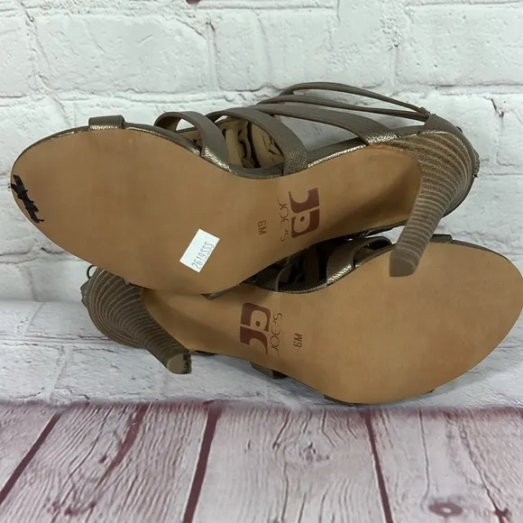 Joe's Jeans Pearce Heel Caged Dress Sandal Size 6